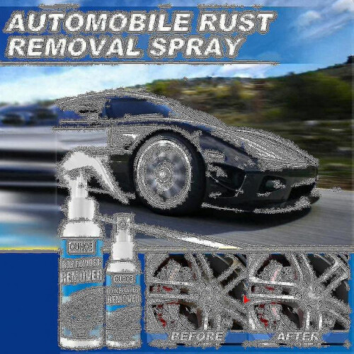 (1pc) 1-3PCS Car Rust Removal Spray Multi-Purpose Rust Remover Inhibitor Derusting Spray 2
