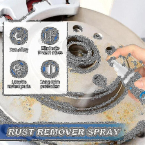 (2pcs) 1-3PCS Car Rust Removal Spray Multi-Purpose Rust Remover Inhibitor Derusting Spray 2