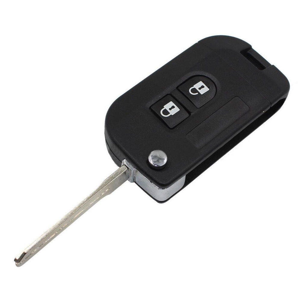 Dys Fashion Bags Practical Replacement 2 Button Flip Folding Remote Key Case Shell For Nissan