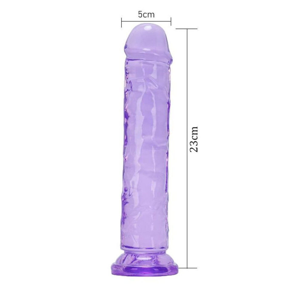 (purple, XXL) Realistic Small Jelly Dildo Women Erotic Anal Sex Toys Gay Soft Clitoris Vaginal Masturbators Penis Suction Cup Big Dick