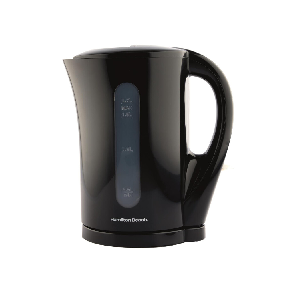 Hamilton Beach Essential 1.7L Plastic Kettle Black