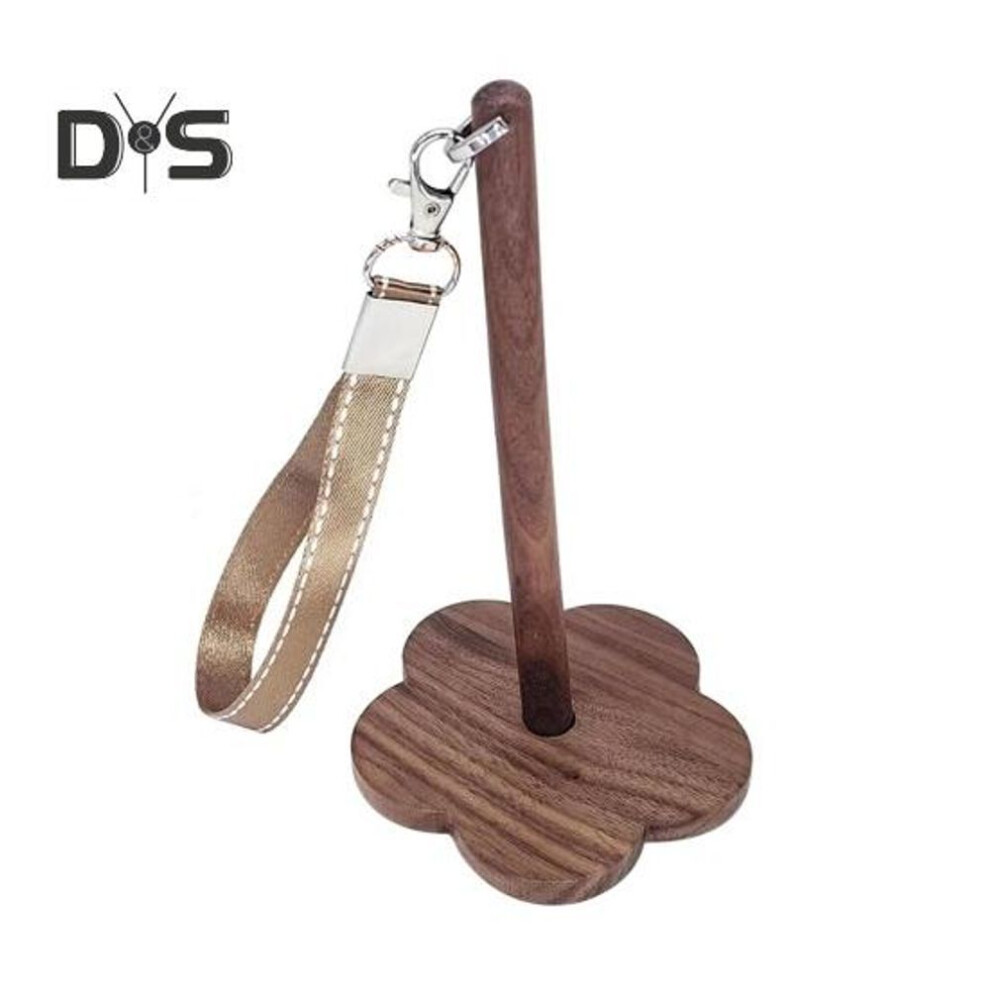 Portable Wooden Wrist Yarn Holder With Lanyard Crochet Yarn Ball Holder Spinner Organizer Dispenser Knitting Crocheting Accessories