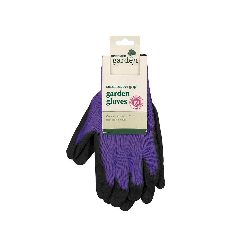 Kingfisher Small Rubber Grip Garden Gloves