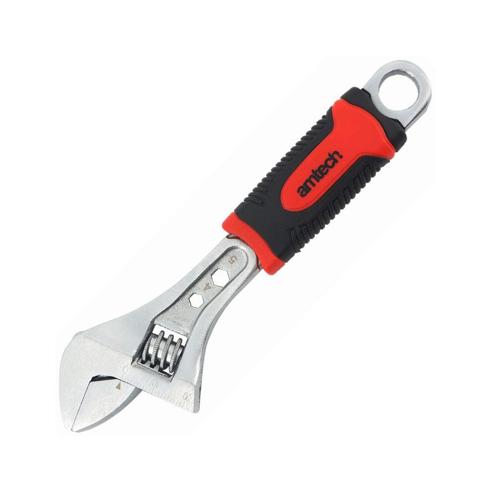 Amtech Adjustable Wrench Injected Grip 6''