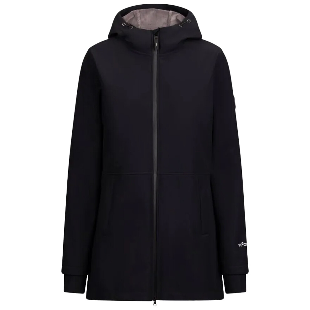 (M, Black) Trespass Womens/Ladies Priya Long Length Soft Shell Jacket