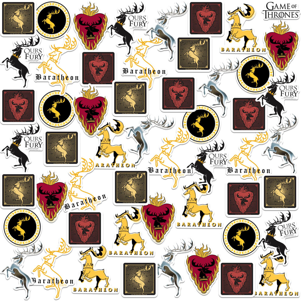 Game Of Thrones Deluxe Baratheon Stickers (Pack of 50)