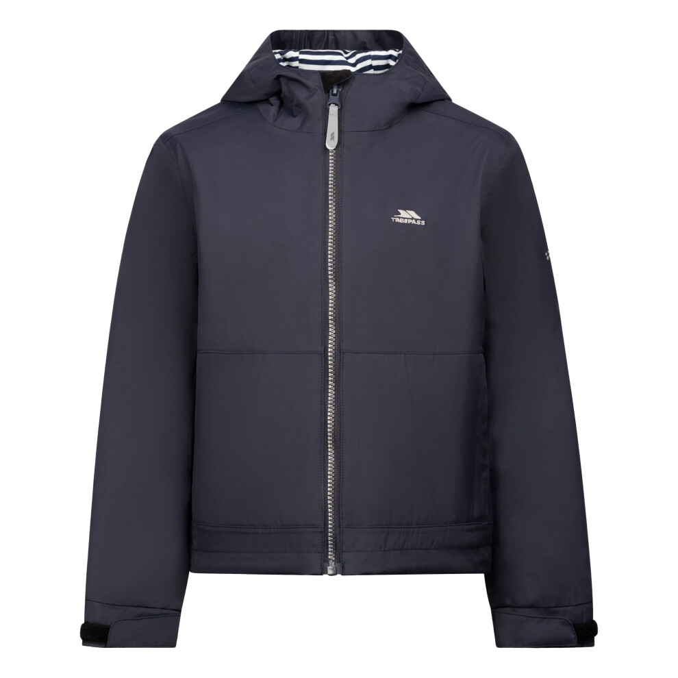 (7-8 Years, Black) Trespass Childrens/Kids Malio Waterproof Jacket