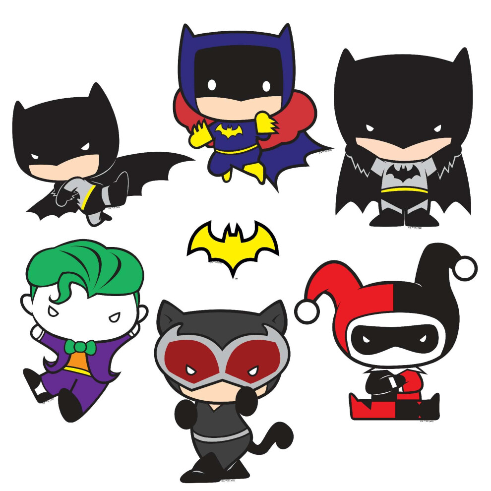 Batman Deluxe Chibi Stickers (Pack of 50)
