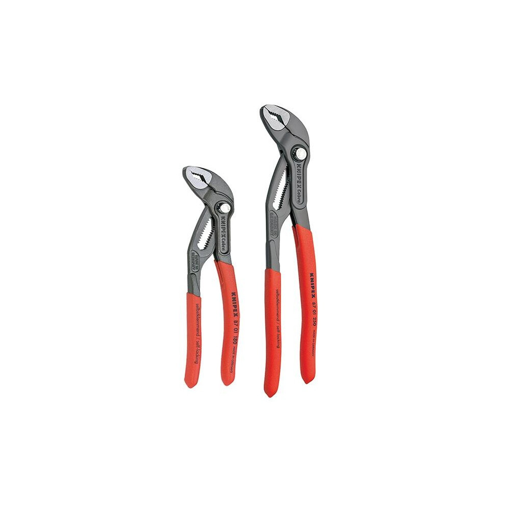 Knipex Cobra High-tech Water Pump Pliers, Plastic Coated