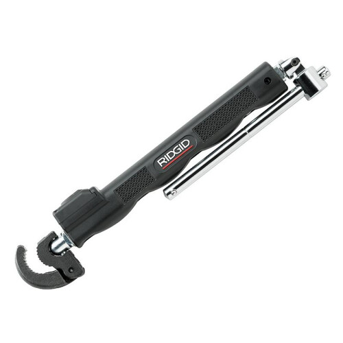 Ridgid Ridgid 2017 Telescopic Basin Wrench With Led Work Light 12-32mm Capacity 2