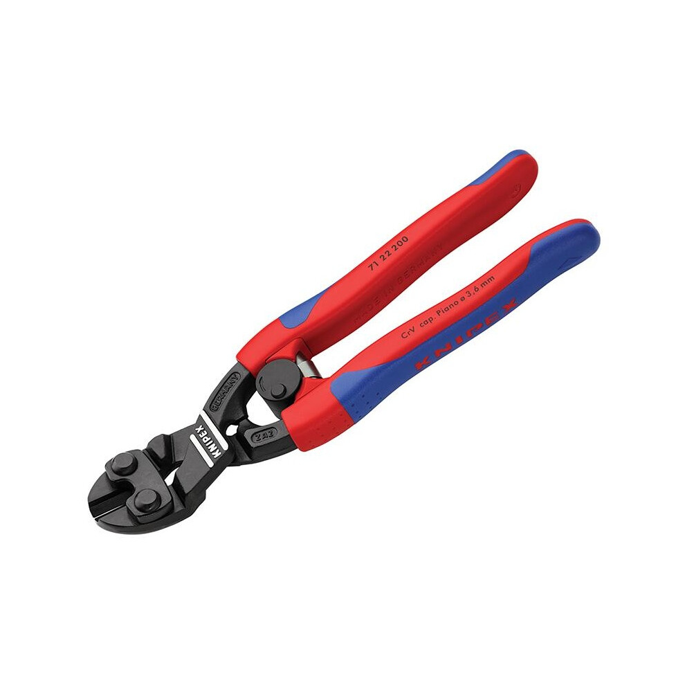 Knipex Cobolt Compact Bolt Cutters 20 Head Multi-component Grip 200mm