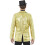 Smiffy's (M, Gold) Smiffys Mens Sequin Costume Jacket 2