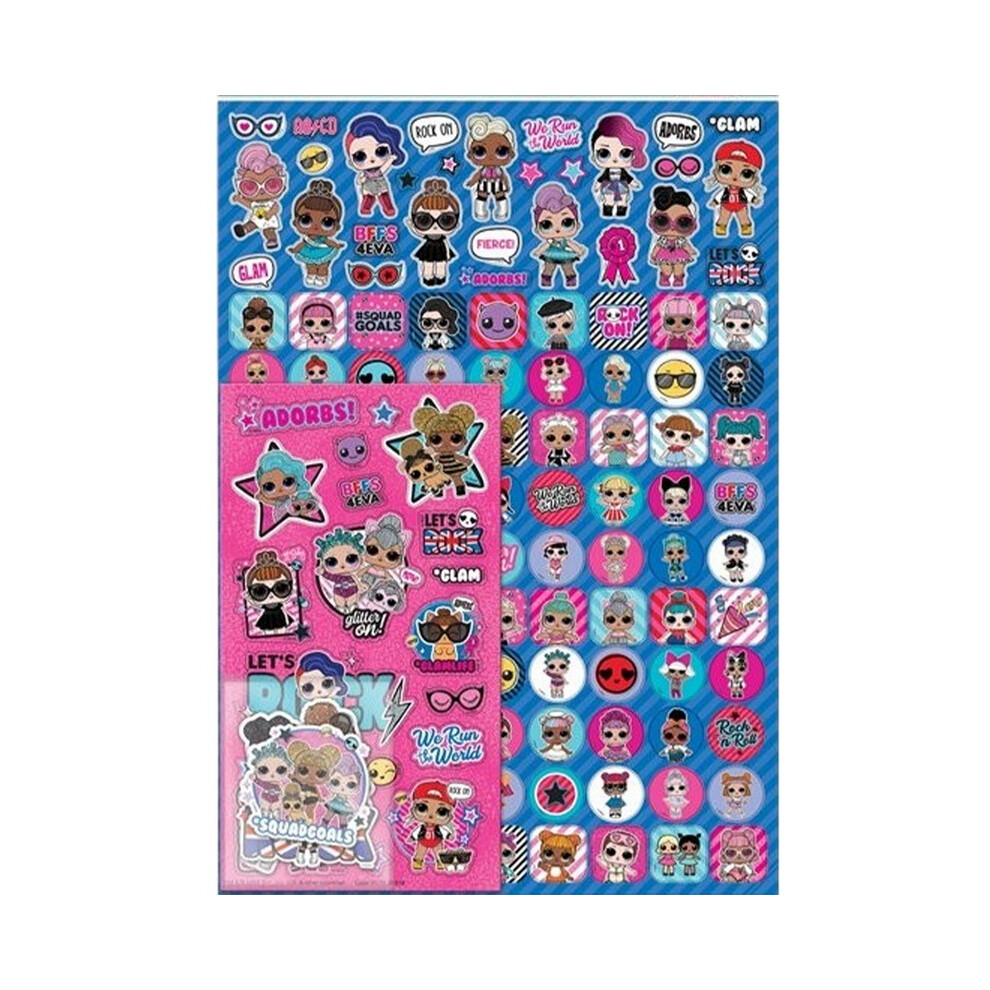 L.o.l. Surprise! Lol Surprise Glitter Sticker Sheet