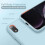 (Light Blue) Phone case for iPhone XR 6.1 3
