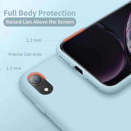 (Light Blue) Phone case for iPhone XR 6.1 2