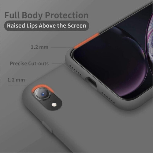 (Gray) Phone case for iPhone XR 6.1 2
