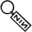 Nine Inch Nails Logo Keyring 2