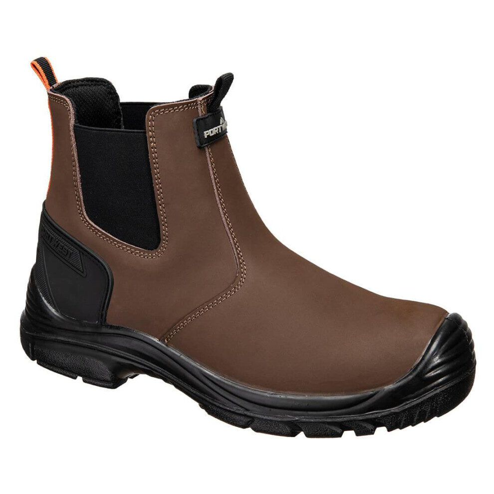 (9 UK, Brown/Black) Portwest Unisex Adult S7 SC FO SR Action Nubuck Dealer Boots