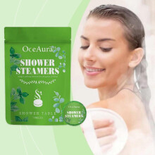 (1 Pack) Shower Steamers, Shower Bombs Birthday Gifts for Women, Organic with Eucalyptus Mint Essential Oils, Eucalyptus for Shower