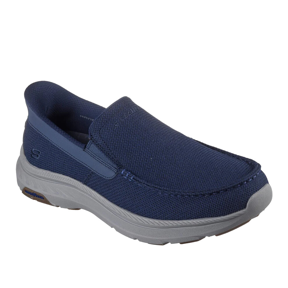 (12 UK, Navy) Skechers Mens Pollard Wilfred Trainers