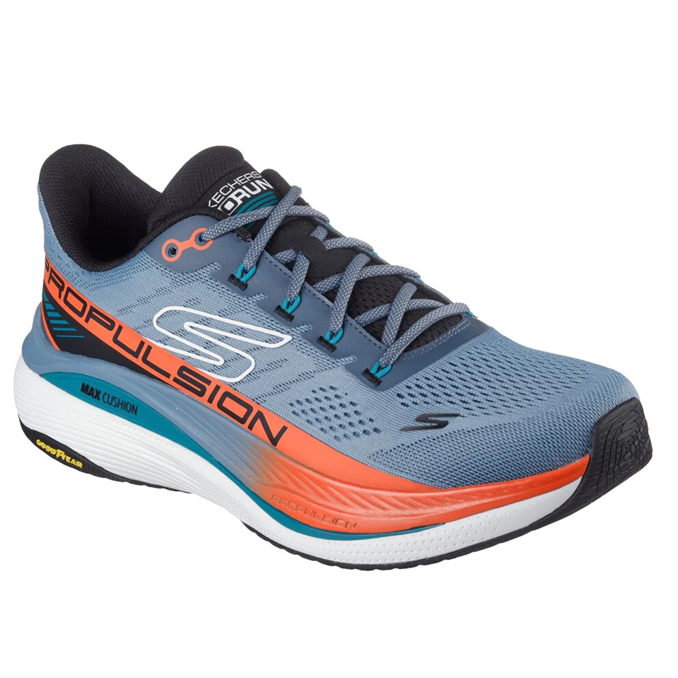 (6 UK, Slate) Skechers Mens Max Cushioning Propulsion Trainers