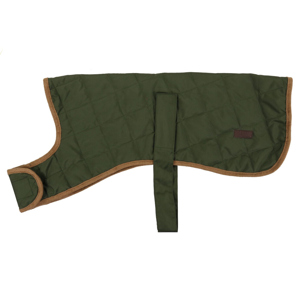 (S, Dark Khaki) Regatta Odie Quilted Dog Coat
