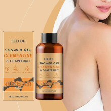 (1Pcs) Natural Shower Gel Grapefruit & Clementine Body Wash, Natural Ingredients, Moisturizing Body Wash for Women & Men 237ml