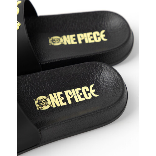 (5 UK Child) One Piece Sliders (Boys Black) 1