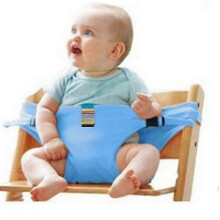 (blue) Harness Seat For High Chair Baby Feeding Safety Seat With Strap