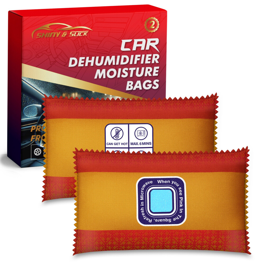 Car Dehumidifier Reusable Bag For Home Dry Damp Moisture Absorber Killer 2pk