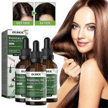 (3pcs) 1-3pcs Rosemary Oil For Hair And Scalp-hair Oil For Hair Loss To Stimulate Hair Growth With Castor Oil 50 Ml