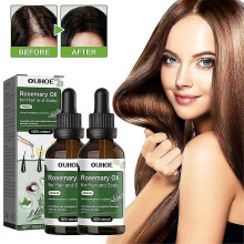 (1pcs) 1-3pcs Rosemary Oil For Hair And Scalp-hair Oil For Hair Loss To Stimulate Hair Growth With Castor Oil 50 Ml