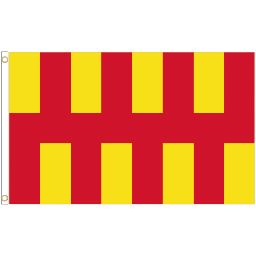 (3' x 2' - 90cm x 60cm) Northumberland County Polyester Flag