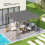 Outsunny Outsunny 3 x 3(m) Gazebo Canopy Replacement Cover, UPF30+, Grey 1