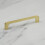 (128mm Handle) Brushed Brass Kitchen Bar Handles Gold 4 Sizes 1