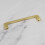 (128mm Handle) Brushed Brass Kitchen Bar Handles Gold 4 Sizes 3