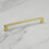 (160mm Handle) Brushed Brass Kitchen Bar Handles Gold 4 Sizes 1