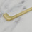 (160mm Handle) Brushed Brass Kitchen Bar Handles Gold 4 Sizes 4