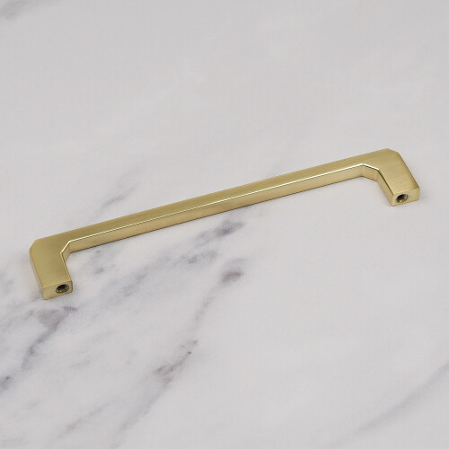 (160mm Handle) Brushed Brass Kitchen Bar Handles Gold 4 Sizes 2