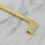 (192mm Handle) Brushed Brass Kitchen Bar Handles Gold 4 Sizes 3