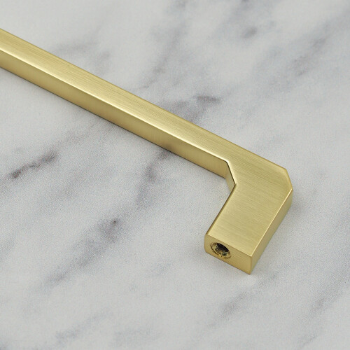 (192mm Handle) Brushed Brass Kitchen Bar Handles Gold 4 Sizes 2