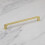 (192mm Handle) Brushed Brass Kitchen Bar Handles Gold 4 Sizes 1