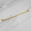 (320mm Handle) Brushed Brass Kitchen Bar Handles Gold 4 Sizes 5