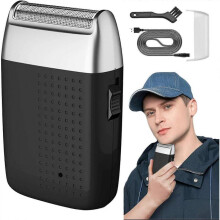 (black) Mini Shaver Portable Electric Shaver, Electric Razor Beard Trimmer for Men, Men's Mini Electric Foil Shaver for Traveler