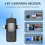 (A with 1 Microphone) 3 in 1 Wireless Lavalier Microphones for iPhone, Android, Camera, Pro Wireless Lavalier Mini Microphone, Plug-Play Wireless Mic 4