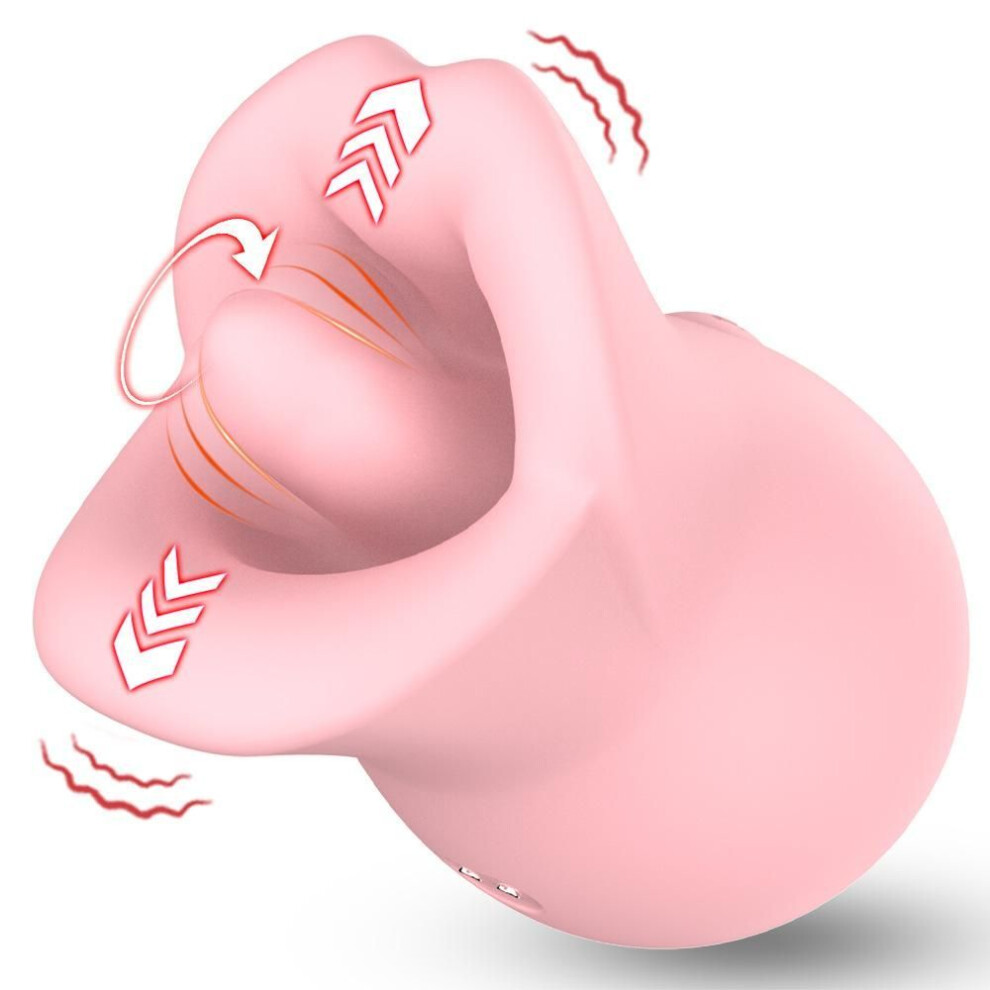 (pink) Powerful Sucking Licking Vibrator For Women Clitoris Stimulator Female Oral Nipple Massager Vagina Masturbators Adult Sex Toys