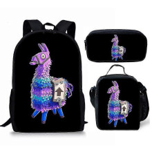 (Only a satchel, 30) Fortnite Printed School Bag Children's Backpack Or Satchel Or Pen Bag Or Three-piece Set
