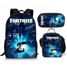 (3pcs, 32) Fortnite Printed School Bag Children's Backpack Or Satchel Or Pen Bag Or Three-piece Set