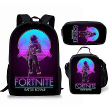 (3pcs, 28) Fortnite Printed School Bag Children's Backpack Or Satchel Or Pen Bag Or Three-piece Set