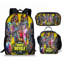 (3pcs, 27) Fortnite Printed School Bag Children's Backpack Or Satchel Or Pen Bag Or Three-piece Set